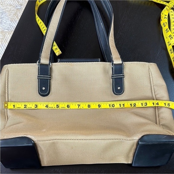 The Sak Cream and Black Shoulder Tote Bag - Picture 13 of 14